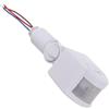 KOMBIUDA Sensore di Movimento Pir per Luci Esterno Controllo Automatico Illuminazione e Angolo di Induzione Regolabile, Materiale Abs, Tensione di Ingresso Dc24v