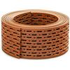 DQ-PP - Griglia di ventilazione per tetto, 50 mm, rotolo da 2 x 5 m, in polipropilene, colore: Rosso