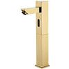 XJTNLB Miscelatore Automatico con Sensor Cascata Rubinetto Bagno Lavabo Alto Dorato Rubinetto Automatico con Sensore Miscelatori Bagno