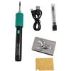 BlissfulAbode Kit saldatore fili a riscaldamento con ingresso di ricarica USB C e tre punte progettato per riparazioni elettroniche e elettriche per fai da te accurate (B)