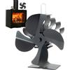 Generic Ventilatore Per,Ventilatore Non Elettrico Per Stufa - Ventilatori Termoelettrici Per Stufe A Legna Per Stufe A Legna, A, A Pellet, Risparmio Energetico Ed Efficiente Trasferimento Del Cal