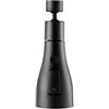 TopHomer Testa di spruzzo per rubinetto da cucina, 360 ° girevole per rubinetto estensore 3 modalità, attacco aeratore per rubinetto dell'acqua booster (nero)