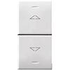 AVE SPA Commutatore a pulsante Domus S44 1 Modulo1 Polo 10A Bianco - AVE SPA 441053
