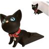 HERCHR Ferma Porta da Pavimento, Simpatico fermaporta a forma di gatto per pavimenti e moquette(04)