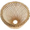 DONFAMDS Paralume Soffitto in Bambù Foro Centrale da 5cm, Copri Lampada Vintage per Luce Soffusa per Decorazioni di Ringraziamento e Capodanno, Resistente e Anti-sbiadimento