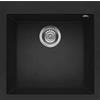 ELLECI LGQ10240 | Lavello da incasso GRANITEK QUADRA 102 | Colore : Nerone