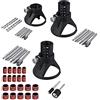 BOROCO 29pcs Accessori per mini smerigliatrice per utensili rotanti Utensili rotanti per smerigliatrice elettrica Supporto per trapano HSS Router Punte per trapano per lucidatura, pulizia e incisione