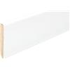 Hobby Legno - Battiscopa Rivestito In Legno Di Tanganica Laccato Bianco mm. 100X13X2400 (Prezzo Per ml. 4, 80)