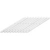 Homefurnishmall Guide di ricambio per cassetti, 10 guide in plastica per cassetti o armadietti estraibili per tastiera, armadietti, credenze della cucina (bianco, 298 mm)