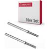 Gedotec Supporto per mensole invisibile | 10 Pezzi | TITAN HEAVY | Supporto da parete da 35 kg per coppia | Supporto per ripiani in acciaio per montaggio a parete | Supporto per scaffali pesanti