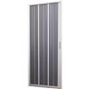 Decor Space Decorspace Box doccia per nicchia Flex con fascia larga apertura laterale a soffietto riducibile Made in Italy Garantito 10 Anni (170 x h 185 cm)