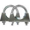 AUPROTEC Morsetto ad U M10 morsetto tubo diametro 102 mm (2 pezzi)