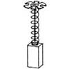 asein Spazzole di Carbone Asein 1341 per AEG, Atlas Copco & Milwaukee Utensili Elettrici - 6,4x12,5x20mm - 0,25x0,49x0,79'' - Con arresto automatico - Sostituisce le parti originali 4.931.248.924