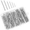 Mellewell Kit di 400 chiodi assortiti per appendere quadri, chiodi in legno, chiodi da parete, 5 misure assortite