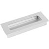 Aexit 110mm x 42mm x 15mm Maniglia per incasso rettangolare rettangolare in metallo ID: 260556