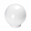 ORION LIGHTSTYLE Sfera di vetro con foro in diverse misure, paralume con bordo di presa, paralume in vetro opale bianco lucido, di ricambio (Ø 150mm)