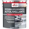 ARCANE INDUSTRIES Resina Epossidica Pavimento Autolivellante 5 kg Telegris 2 - RAL 7046 | Per Pavimenti in Piastrelle e Calcestruzzo a Traffico Intenso, Elevata Resistenza Chimica e Meccanica - Arcane Industries