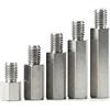 Dreneco Colonna Esagonale in Acciaio Inox Maschio-Femmina Colonna Della Viti Colonna di Isolamento Vite Prigioniera di Esagono Della Testa Singola (M5*50+8,3 pcs)