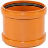 ScarMaxx - Tubo KG - Manicotto di spinta KG - DN200 - Manicotto di scorrimento con guarnizione - per sistemi di drenaggio esterno - Installazione acque reflue - Sistema di tubi di fognatura - Cloruro