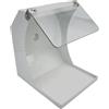 MERHOVO Contenitore per la polvere, Copertura for smerigliatrice da banco, lucidatrice for gioielli, coperchio antipolvere in metallo, utensile elettrico for impieghi gravosi per lucidatura, levigatura