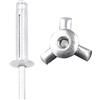 Generico Rivetti ciechi ripiegabili a tre strati in lega di alluminio da 50 pezzi, rivetti pop pieghevoli a testa tonda, 3,2 mm/4,0 mm/4,8 mm for scarico e fissaggio in metallo(3.2x14mm-50pcs-)