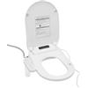 Kanbihao Sedile WC intelligente Bidet sedile WC elettrico con acqua calda, sedile riscaldato, telecomando per famiglie, alberghi, strutture pubbliche bianco