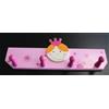 youngschwinnDESIGN Attaccapanni appendino appendiabiti gancio appendiabit gancio per bimbi „principessa" legno rosa 4 gancio 350 x 65 x 115mm