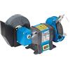 Fervi - Smerigliatrice da Banco Combinata con Mola a Secco e Mola ad Acqua, Tavola Regolabile, Schermo di Protezione, Motore 350W, Per Levigatura e Affilatura di Metalli, Plastica e Legno