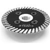 Waningmoto Lama diamantata mini da 30/40/50 mm/60 mm/75 mm for taglio e intaglio di pezzi con interfaccia M14 for intaglio di pietre(75mm BlackM14)