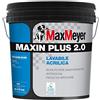 MAX MEYER PITTURA MURALE IDROPITTURA A BASE ACRILICA Maxin Plus 2.0 ECOLOGICA Certificata EcoLAbel PER INTERNI BIANCA LT. 4
