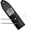 MULTIPICK ELITE 10 Lockpicking Set [10 parti | 0,6 mm] Grimaldelli per Serratura - Kit Grimaldelli - Apri lucchetto - Kit Scassinatore incl. tenditore - Grimaldello & Grimaldelli
