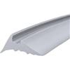 IWOFER Guarnizione Fermavetro universale in PVC. Bordatura ad incastro solo pressione per finestre balconi e infissi in alluminio. Facile da montare. UP ferma vetro. (UP2 Trasparente, 10 metri)