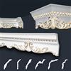 Marbet Design Marbet soffitto modanature gold pacchetto risparmio di styrofoam EPS - stucco modanature fantasia, nel design tradizionale - (20 metri B-36 G) Stucchi profili in polistirolo strisce