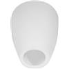 LOORGVEL Paralume in Plastica Bianca da 40mm per Lampade da Tavolo | Finitura Liscia e Opaca, Montaggio Rapido, per Applique e Angoli Lettura, Confezione da 1