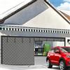 Generic Schermo per Porta Del Garage per L'inverno, Kit di Isolamento Magnetico per Porta Del Garage, Tende Termica Isolante Freddo, 210 215 240 244 300 365 490cm(Gray,270x260cm)