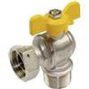 TIEMM VALVOLA A SFERA A SQUADRA MASCHIO PER GAS CON GIRELLO 1/2 x 3/4