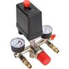 Oumefar Set di valvole Accessori per compressore d'aria normalmente chiuso Valvola di regolazione della pressione Supporto Bama Interruttore di pressione dell'aria per attrezzature pneumatiche