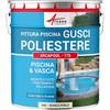 ARCANE INDUSTRIES Pittura per piscine e vasche in vetroresina - ARCAPOOL - 175-5 kg (fino a 15m² per 2 strati) Bianco Perla - RAL 1013