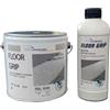 Color Point Floor Grip - Resina Poliuretanica Antiscivolo per Esterni - Interni - Pavimenti - Nautica Kg 5 A+B (GRIGIO RAL 7040)