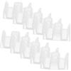 HAMPPLIES Guida Porta Scorrevole per Box Doccia 10 Pezzi in Plastico, Accessori Bagno Anti-collisione Facili da Installare, Compatta per Porte Doccia Scorrevoli