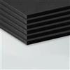 Signorbit Kit da 6 pezzi pannelli in forex colore nero spessore 10 mm misura 40x30 cm
