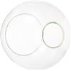 SAFIGLE Paralume a Globo Sostituzione Paralume da Parete Doppio Foro 140mm in Vetro Trasparente Design Facile Accesso per Lampadari a Sospensione E27 Lampadine Uso Casa e Cucina