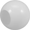 DOITOOL Paralume in Vetro Bianco Sfera Rotonda Facile Installazione Elegante Copertura Luminosa per Lampada E27 per Lampada da Soffitto e Decorazione Casa