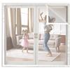 Eejovative Zanzariera Tenda Scorrevole 80x120cm Bianco Zanzariera Adesiva Finestra Zanzariera per finestre Zanzariera Tende Zanzariere per Gazebo