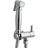 Sphera Yellowshop - Idroscopino Tondo Cromato Completo Per Wc Set Doccette Kit Doccia Miscelatore Rubinetto Sanitari Bagno