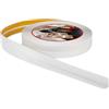ProfiPVC Battiscopa Morbido PVC 18x18mm - 15 metro, Nastro Sigillante Autoadesivo per Cucina e Bagno, Elastico e Divisibile, con Striscia Spezzata, Montaggio Facile, Grigio Chiaro