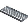 Fenau | Grigliati Gradini/Gradino (R11) XSL - Dimensioni: 700 x 270 mm - MW: 30/30 mm, zincato a caldo, Gradino in acciaio a norma DIN, Scale di fuga adatte, Effetto antiscivolo