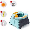 Honboom Sedile Portatile Vasino per Bambini | Honboom Vasino da Viaggio | Sedile WC Pieghevole | Sedile Vasino per Interni ed Esterni (Blu)
