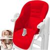dewdat Fodera per cuscino per seggiolone, fodera per sedia da pranzo con cuscino traspirante, fodera per sedia da sala da pranzo in pelle PU per , Aoneo, Kosmic Jané, Peg Perego 80 x 40 cm