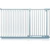 Safetots Cancelletto di Sicurezza Elite Extra Alto, 171cm - 180cm, Grigio Opaco, Extra Alto con 96.8cm di Altezza, Cancelletto di Sicurezza a Pressione per Scale, Barriera di Sicurezza